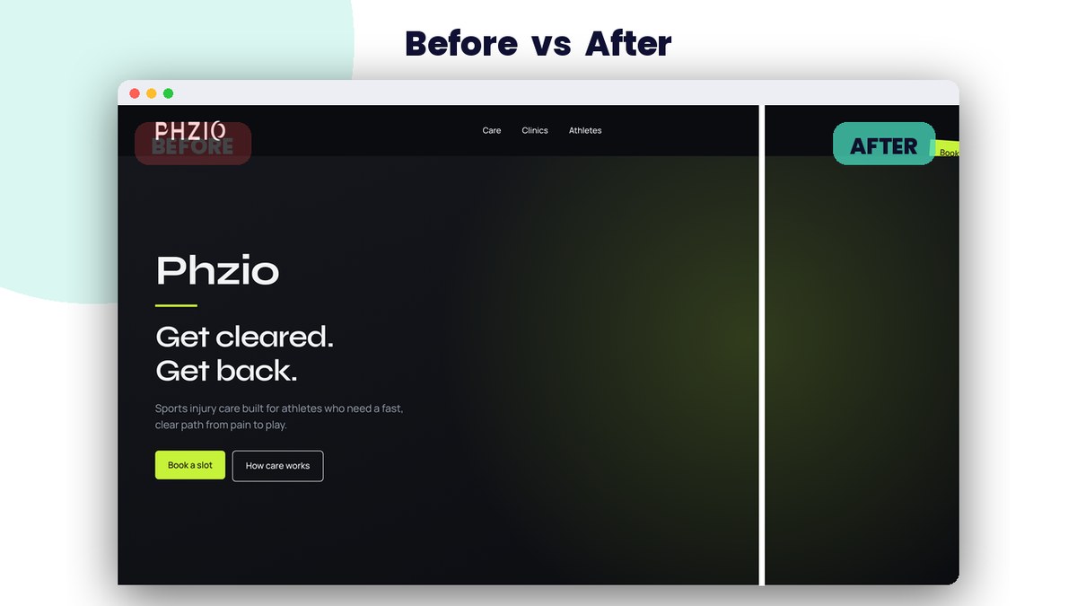 Still frame from the Webflow fix gig video